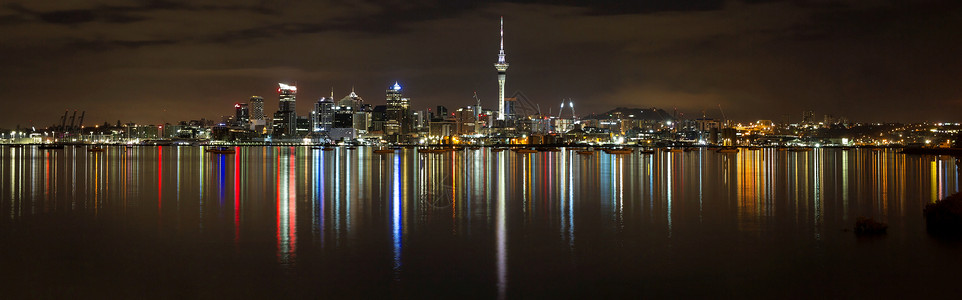 奥克兰市夜景图片