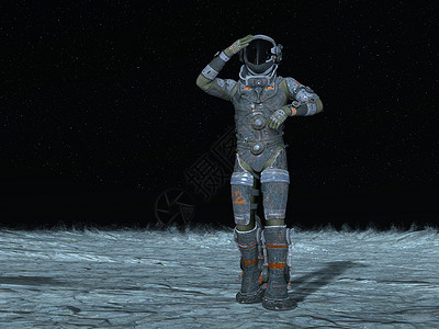宇航员宇航员的3D背景图片