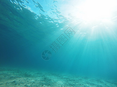 水下海景阳光透水图片