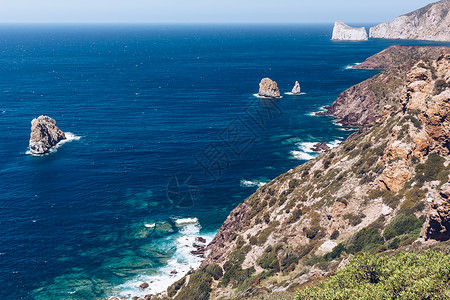意大利撒丁岛西海岸的马苏阿和潘迪祖图片
