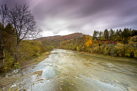 Bieszczady山波兰背景图片