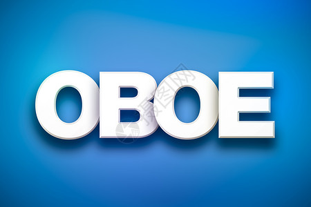 OBOE概念一词以白字写图片
