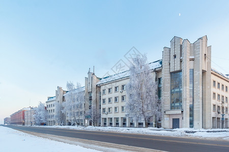 建筑物冬季NizhnyNovg图片