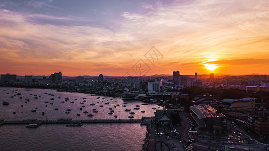 清晨的日落泰国P图片