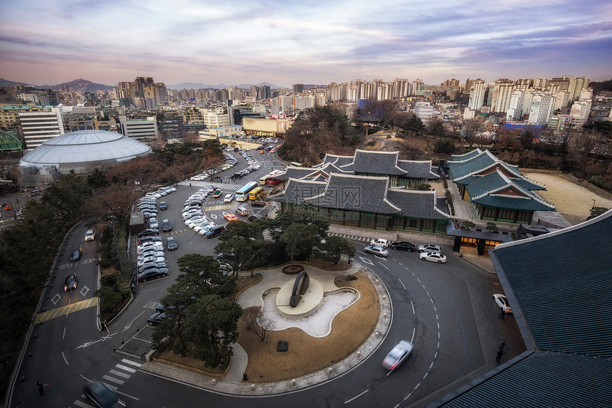 清京关和汉城的景象来自图片