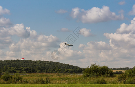 飞机在普尔科沃圣彼得堡机图片