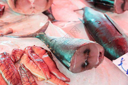 卡塔尼亚市场的鱼图片