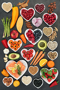 健康心脏的食物图片