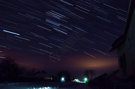夜空的星际漫步冬天的图片