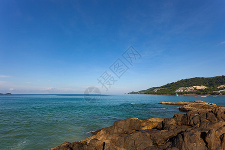 沙滩的夏季风景之Phutkettha图片