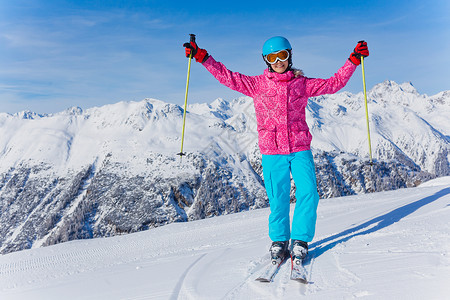 滑雪冬天儿童冬季度假胜地图片
