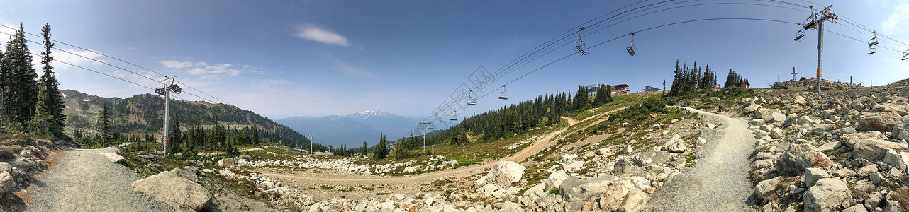 夏季惠斯勒山景色美极图片