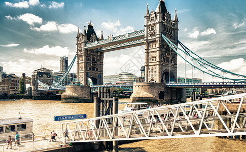 伦敦塔桥的美丽景色图片