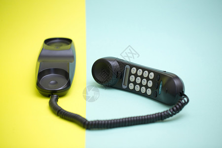 手听器和固定电话图片