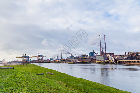 荷兰IJmuiden的钢图片