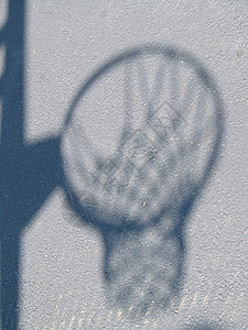 篮球架的影子图片