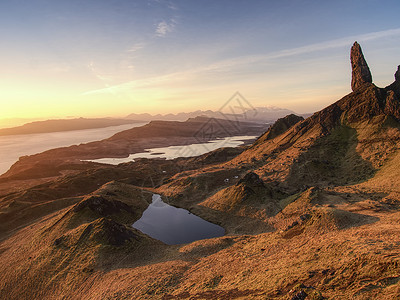 斯凯岛的苏格兰岩石地貌图片