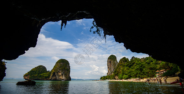 泰国热带海岸的美丽海景和图片