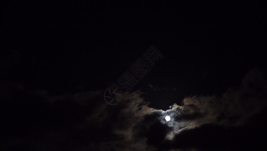 月亮和夜空图片