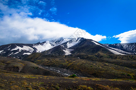 火山景观阿瓦钦斯基火山堪察加半岛的活火山图片