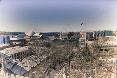 在澳大利亚的悉尼歌剧院海湾图片