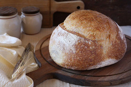 土生质的法国面包图片