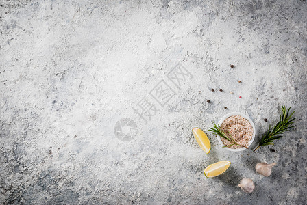 食品烹饪配料草药和香料灰石底灰石背图片