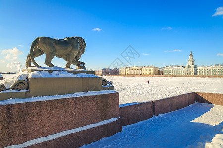 冬天的圣彼得堡艺术博物馆图片