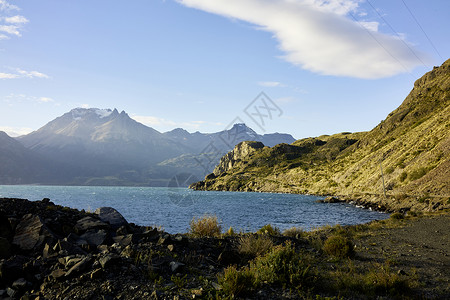 卡雷拉莱克将军的风景智利巴塔哥尼亚著高清图片