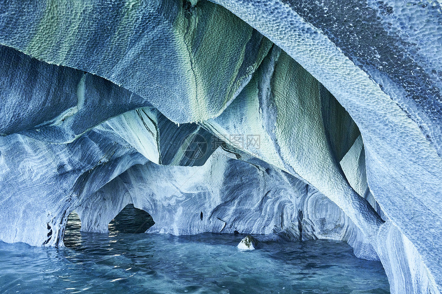 智利帕塔哥尼亚大理石洞图片