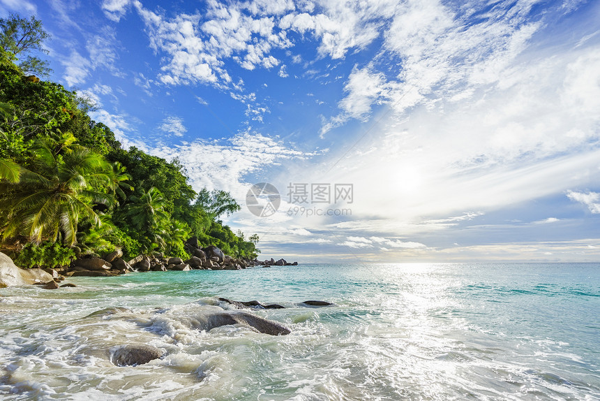 令人惊叹的美丽天堂热带海滩图片