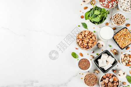 健康饮食纯素食品图片