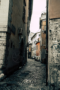 意大利罗马的狭窄神秘街道图片