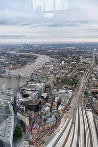 伦敦天际线的鸟瞰图图片