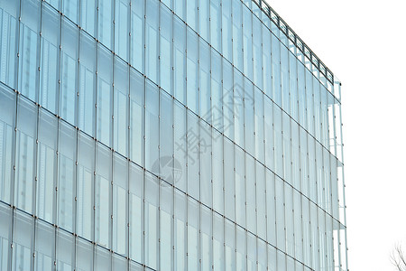 办公大楼的玻璃墙图片