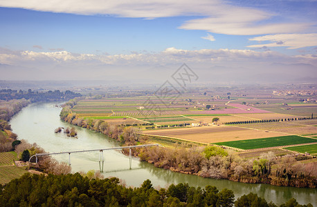 西班牙的伊布罗河高清图片