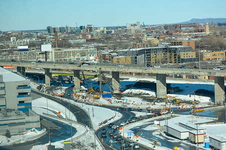 立交桥是蒙特利尔道路交通的枢纽图片