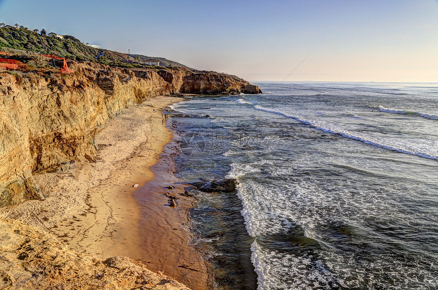 圣地亚哥以外的南加州海岸景观图片