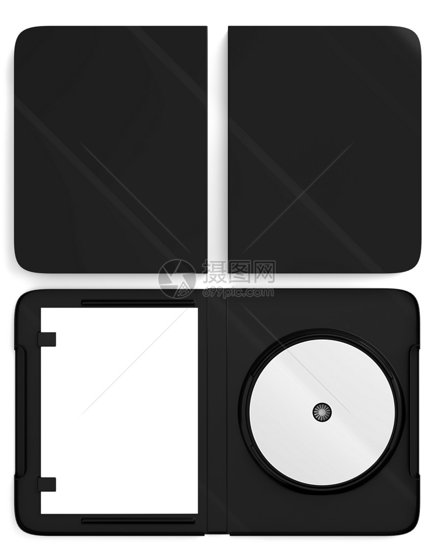 3d将白色背景上的cddvd光盘塑图片