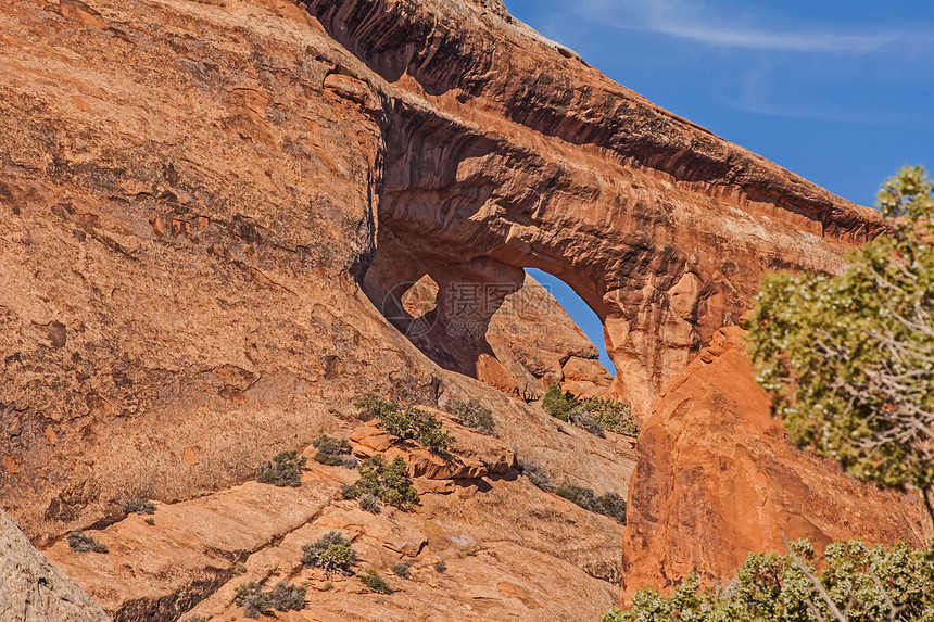 纳瓦霍拱门照片来自美国犹他州阿奇斯国图片