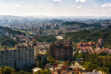 台灣上台北市景色來自泰萬的MaokongG背景图片