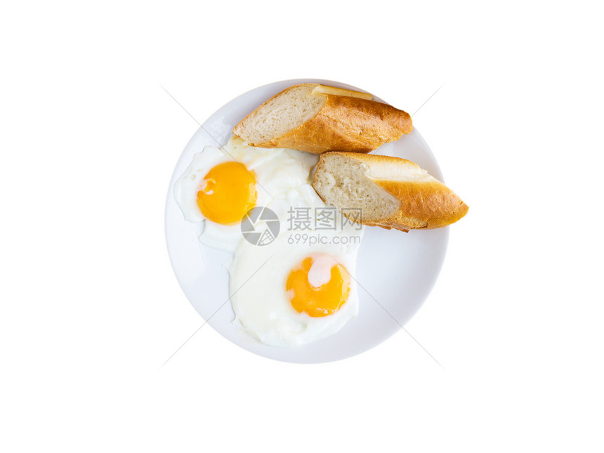 白色板块上方的白面板切片炸鸡蛋在图片