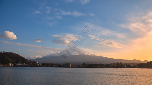 富士山和河口湖日本图片