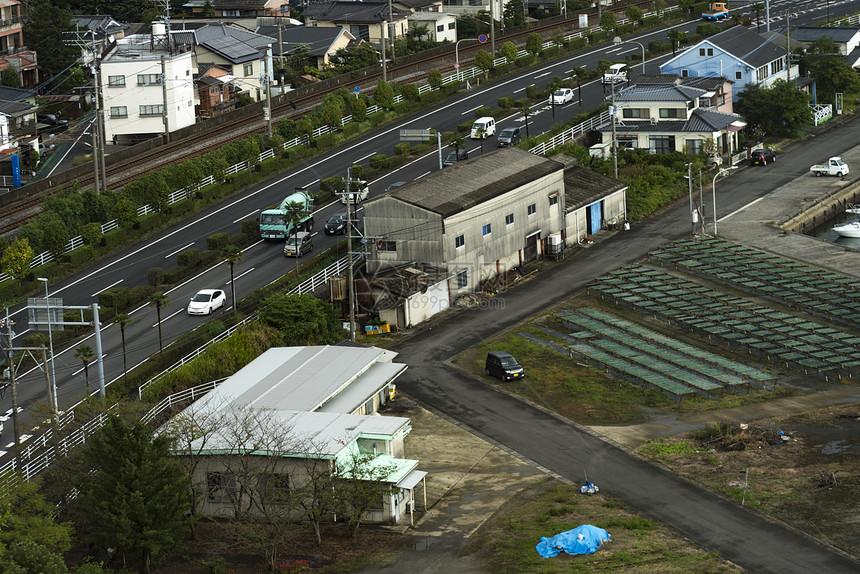 日本大分市全景图片