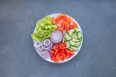 蔬菜健康沙拉Vegan沙图片