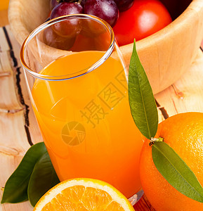 健康的橙色饮料意味着柑橘类水果和清爽图片
