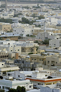 沙特阿拉伯利雅得市住宅宫顶端景色Satiyadh背景图片