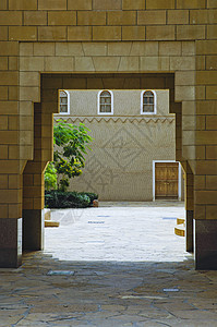 沙特阿拉伯利雅得阿卜杜勒阿齐兹国王历史中心建筑高清图片