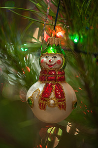 圣诞装饰品装饰圣诞树的玩具球或动物人家居用品图片