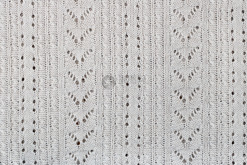 女毛衣用白棉线编织图片